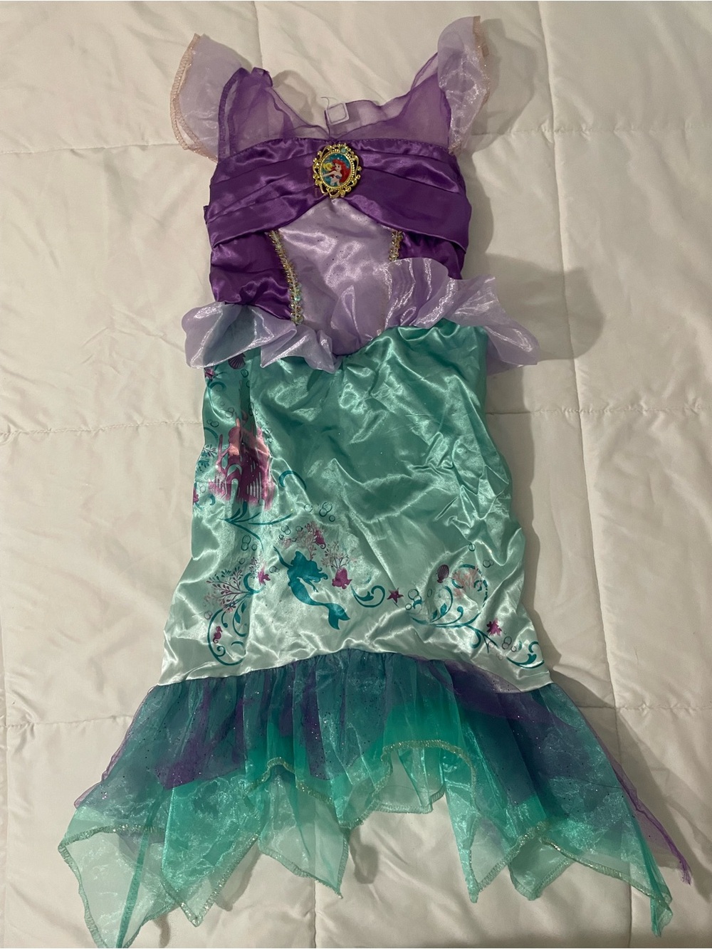 Disney Princess Ariel Dress Purple and Teal Mermaid Costume